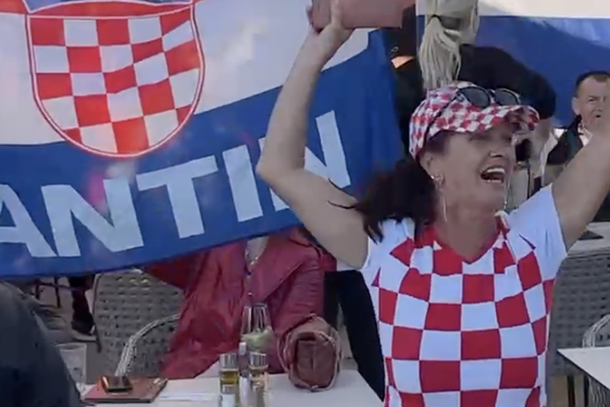 Atmosfera na rivi uoči utakmice