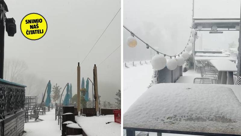 Na Sljemenu 7 cm snijega! Evo prognoze vremena do vikenda
