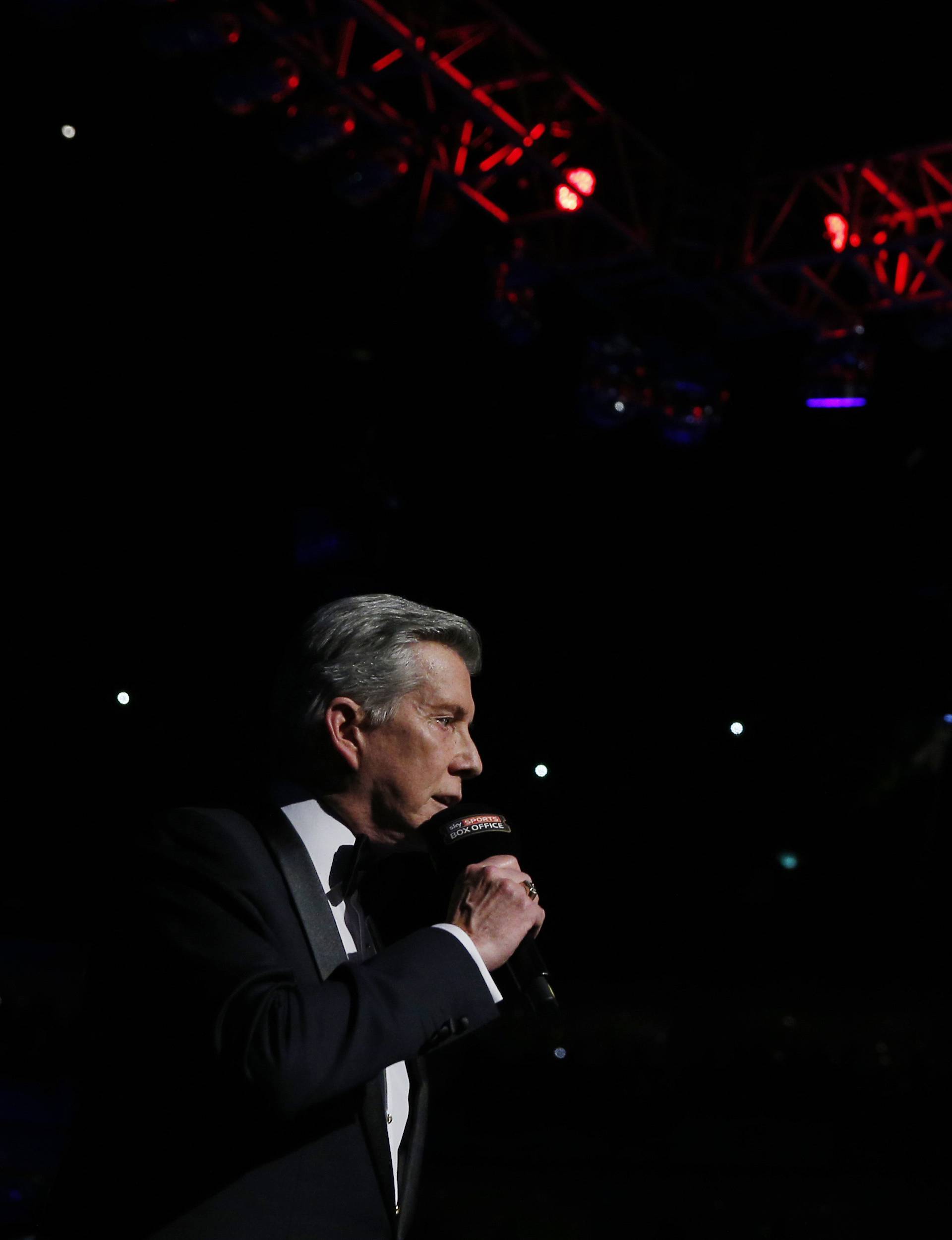 Ring announcer Michael Buffer