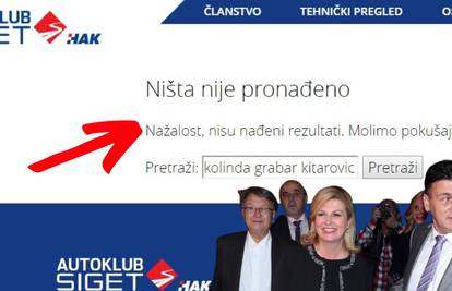 S weba Škarinog Autokluba su nestale fotke Kolinde, vijesti...