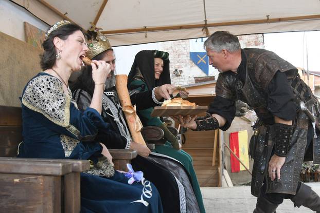 Doček kralja Ludovika Anžuvinca na Renesansnom festivalu u Koprivnici