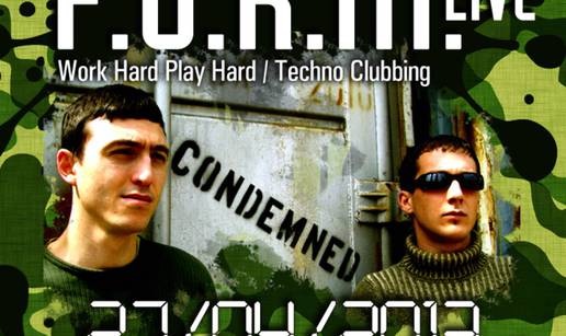 Techno Clubbing with F.O.R.M. Live u subotu u klubu Gjuro 2 