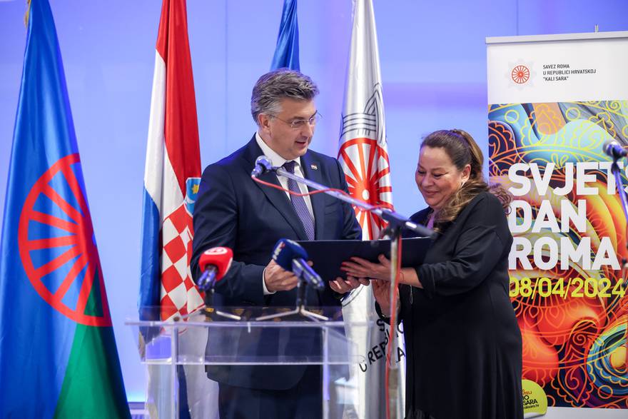 Zagreb: Predsjednik Vlade Andrej Plenković sudjelovao na svečanom obilježavanju Svjetskog dana Roma