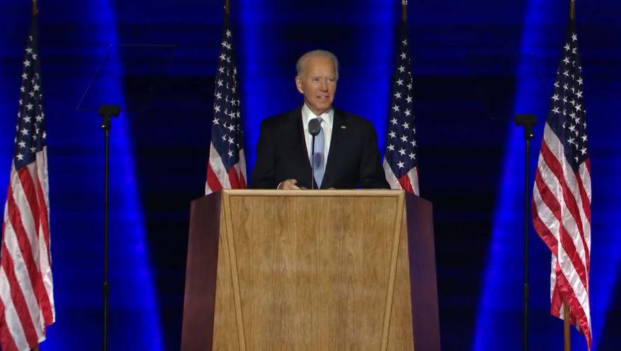 Biden: Bit ću predsjednik koji će ujediniti, neću vidjeti crvene i plave države, nego ujedinjene!