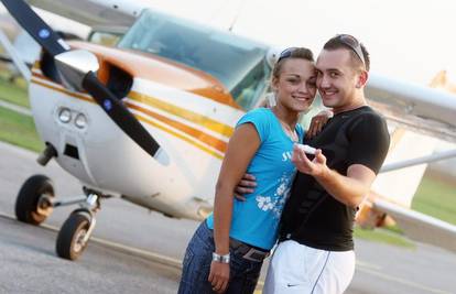Zaprosio curu u privatnom zrakoplovu iznad Zagreba