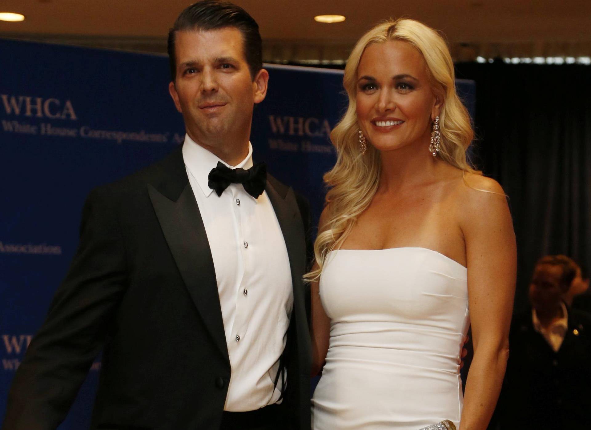 FILE PHOTO: Donald Trump Jr. and wife Vanessa arrive on the red carpet for the annual White House Correspondents Association Dinner in Washington