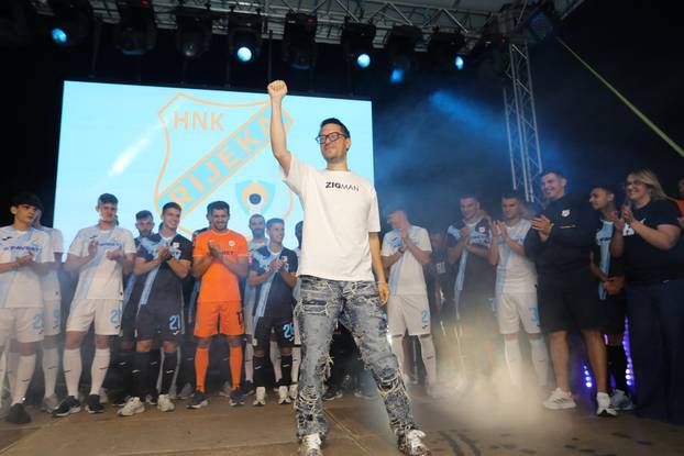 Rijeka: Predstavljanje novih dresova nogometaša Rijeke