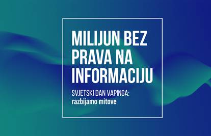 Kampanja ”Milijun bez prava” želi pušače informirati o manje štetnim alternativama