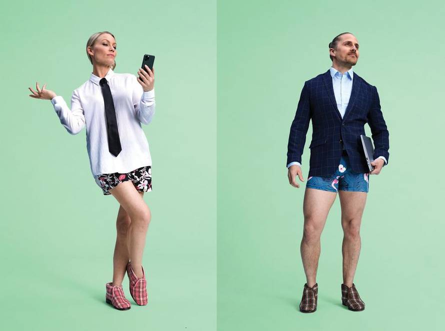 Kolekcija za one koji rade od doma - sako i šarene bokserice