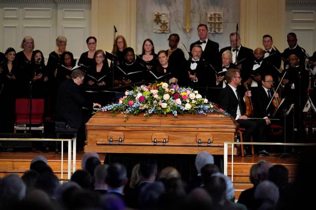 Tribute service for former U.S. first lady Rosalynn Carter at Glenn Memorial Church at Emory University in Atlanta