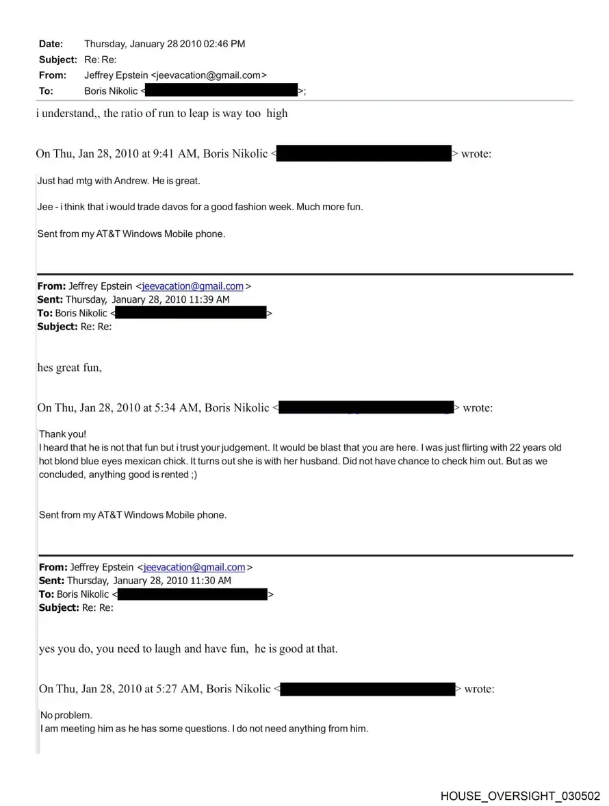 FOTO Epstein se dopisivao i s doktorom iz Hrvatske. Tko je Boris Nikolić? Cure informacije