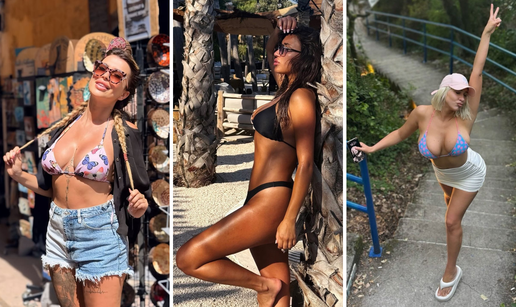 'Savršene' djevojke u bikinijima bore se s vrućinama: 'Kako je tek Bogu, ako je meni ovako...'