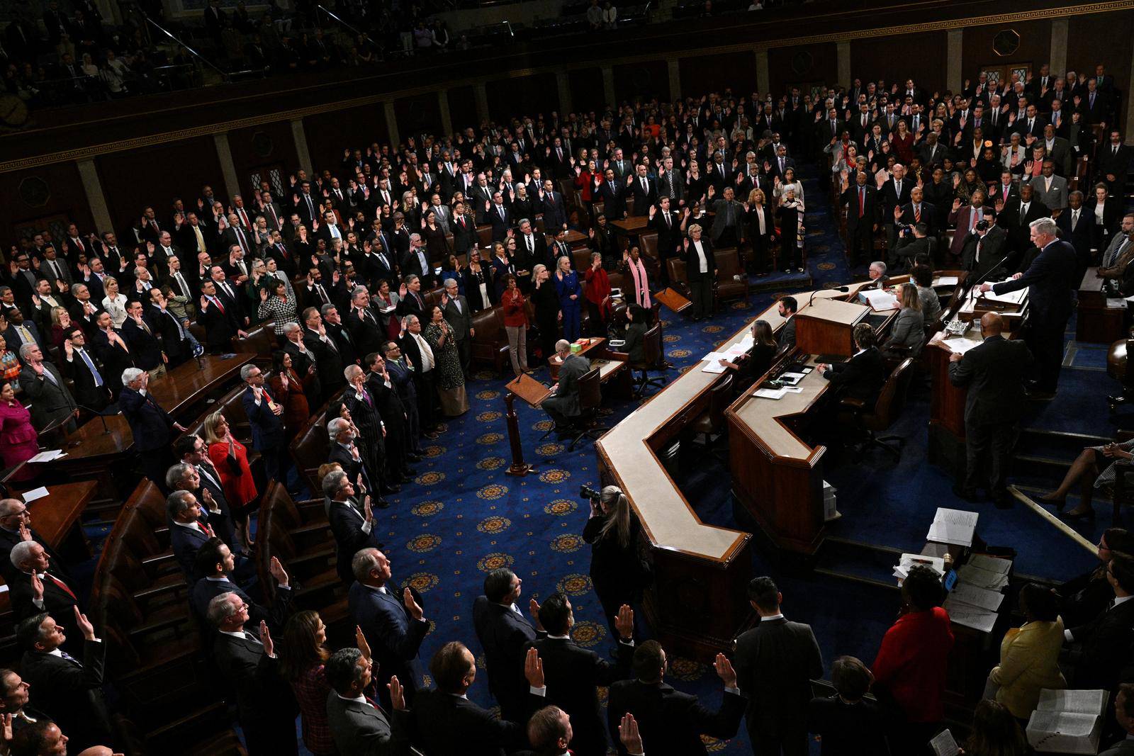 Kevin McCarthy is elected next Speaker of the U.S. House of Representatives at the U.S. Capitol in Washington