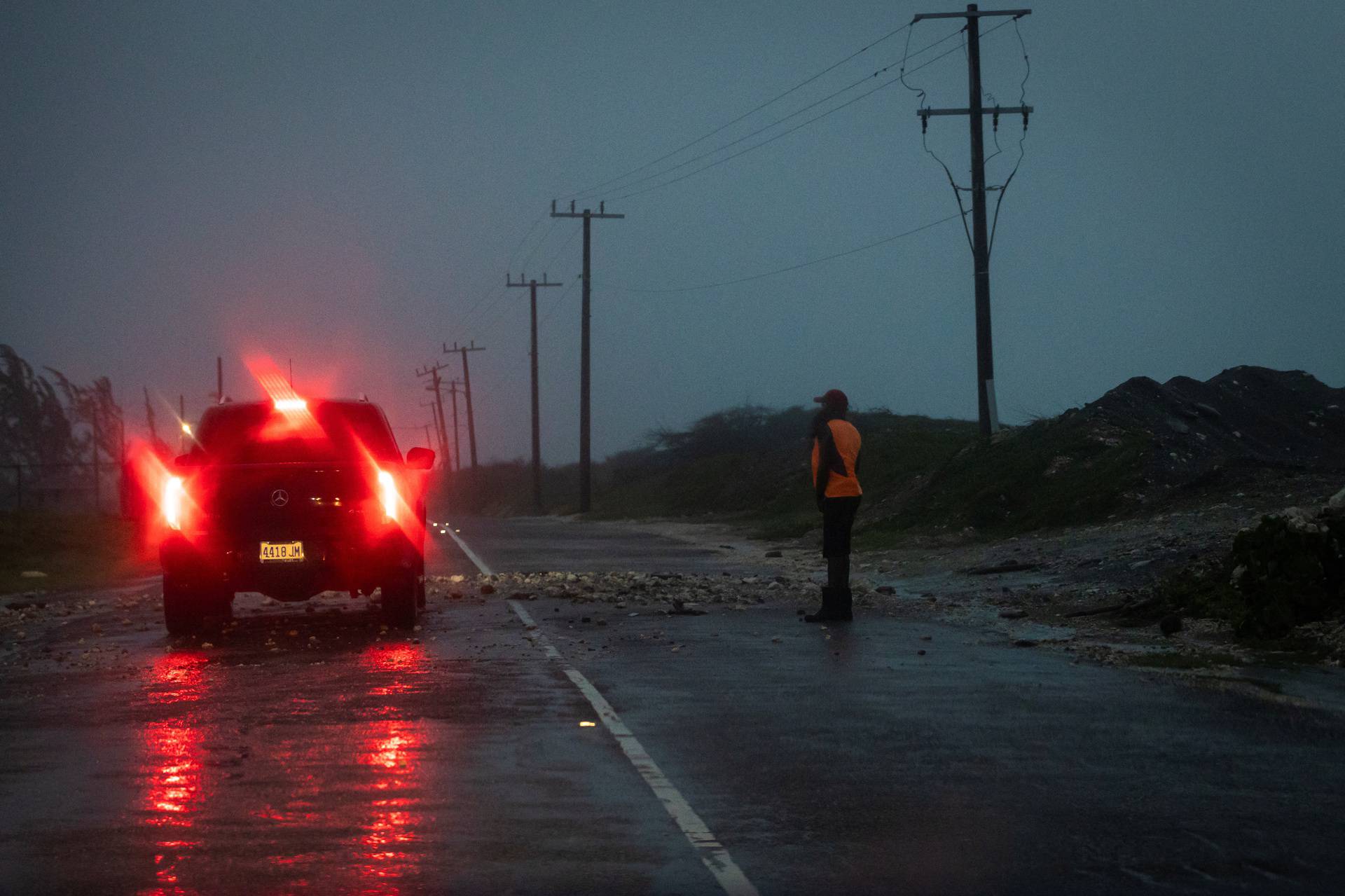 Hurricane Beryl hits Jamaica