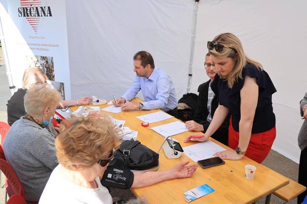 Zagreb: Obilježavanje Svjetskog dana zdravlja na Trgu bana Josipa Jelačića