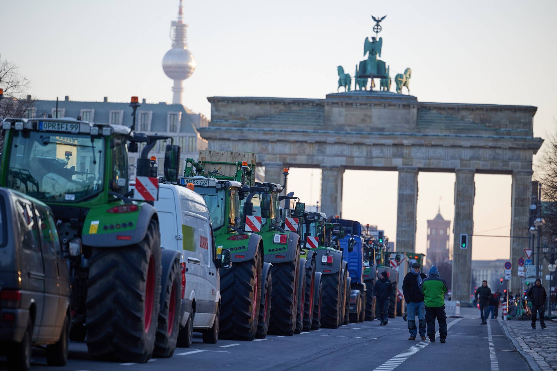 Farmers' protests - Berlin