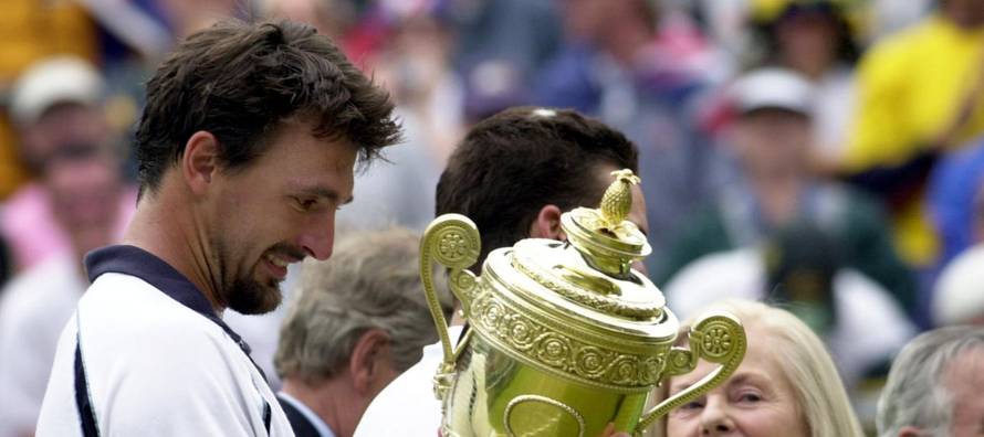 Wimbledon Ivanisevic beats Rafter