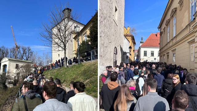 VIDEO Ogromne gužve  kod Markova trga, prosvjednici još dolaze: 'Vrijeme je za otpor!'