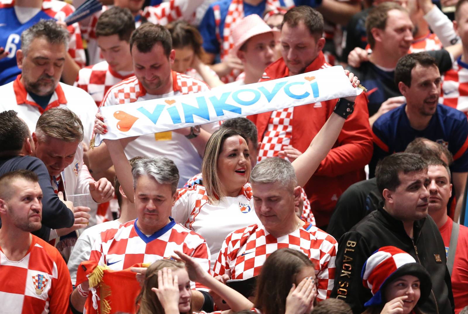 Graz: Atmosfera u dvorani uoči utakmice Hrvatska - Srbija