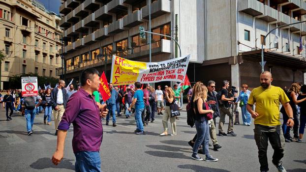 VIDEO Štrajk u Ateni: Blokiran centar, tisuće na ulicama...