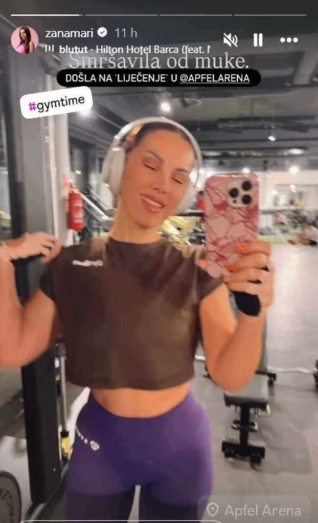 FOTO Žanamari Perčić ponovno iznenadila brojne obožavatelje: Pogledajte njezinu novu figuru