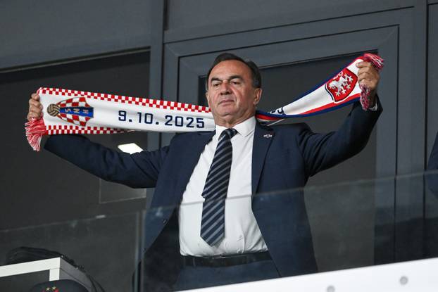 Prag: VIP tribina tijekom susreta Češke i Hrvatske u kvalifikacijama za FIFA Svjetsko prvenstvo