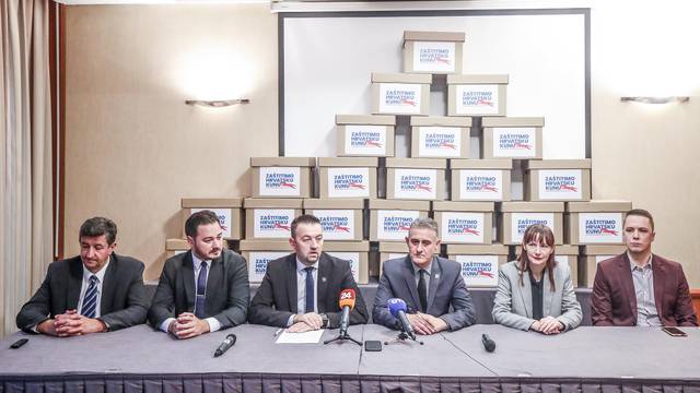 Zagreb: Objavljen broj prikupljenih potpisa referendumske inicijative "Zaštitimo hrvatsku kunu"