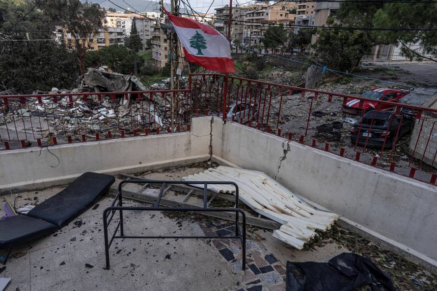 Aftermath of Israeli strikes in south Lebanon