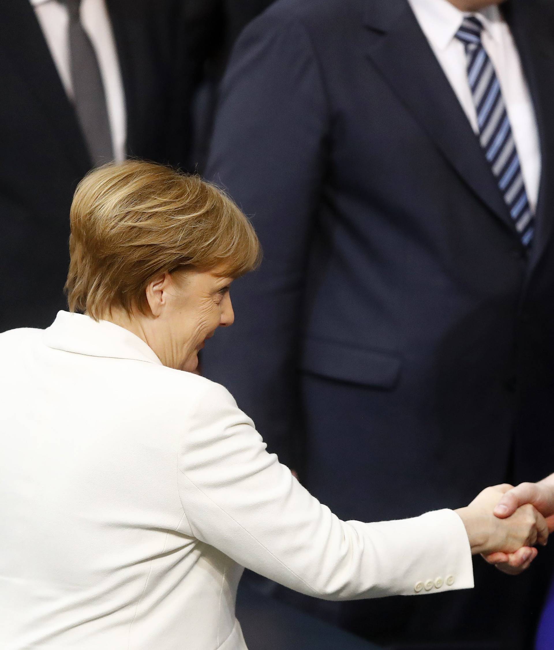 German parliament Bundestag elects new chancellor in Berlin