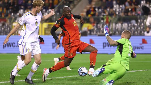 Euro 2024 Qualifier - Group F - Belgium v Sweden