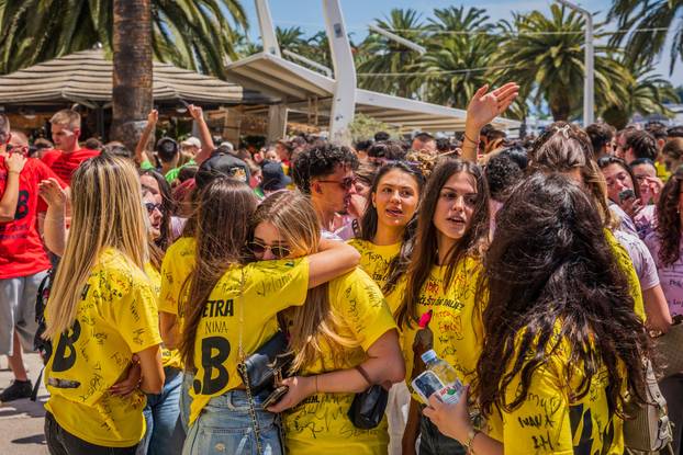 Split: Grad Split i gradonačelnik Šuta organizirali po prvi put okupljanje maturanata na Rivi