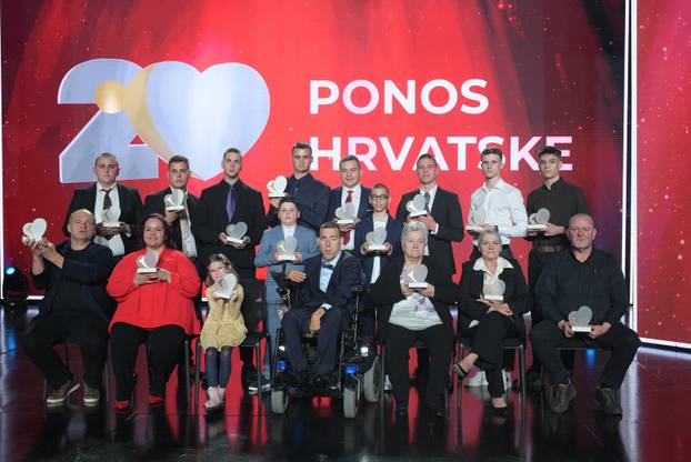 Zagreb: Svečana dodjela nagrade Ponos Hrvatske