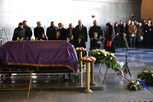 Zagreb: Posljednji ispraćaj glumca Jasmina Telalovića