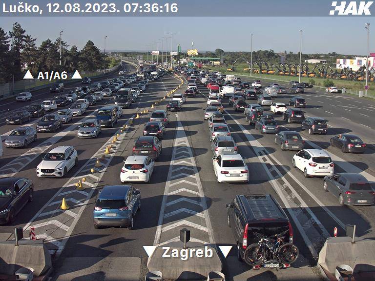 Ogromne gužve oko Zagreba, zbog sudara u tunelu Plasina kolona na A1 duga 6 kilometara