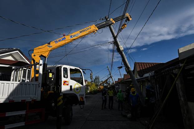 Aftermath of earthquake in southern Philippines