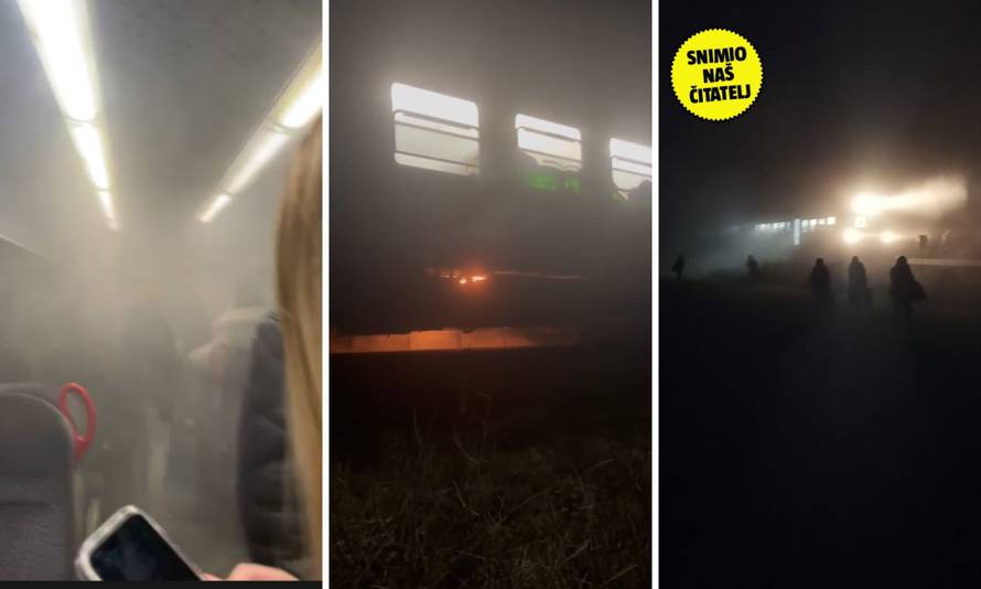 VIDEO Planuo vlak kod Osijeka: 'Strojovođa je vikao, morali smo iskakati, bilo je prestrašno'