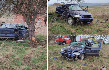 Još jedna nesreća kod Novske: Vozačica se zabila autom u drvo