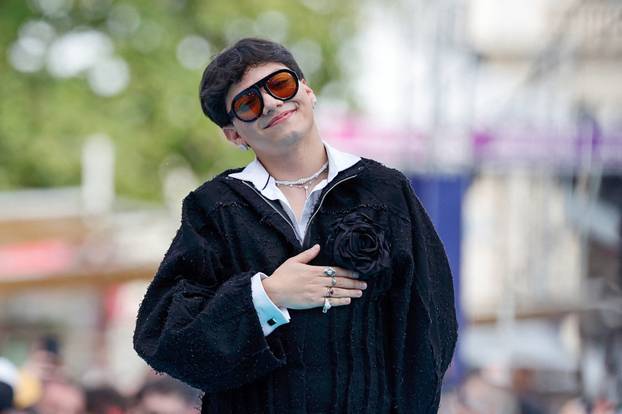 Eurovision Song Contest's 'Turquoise Carpet' event in Vienna