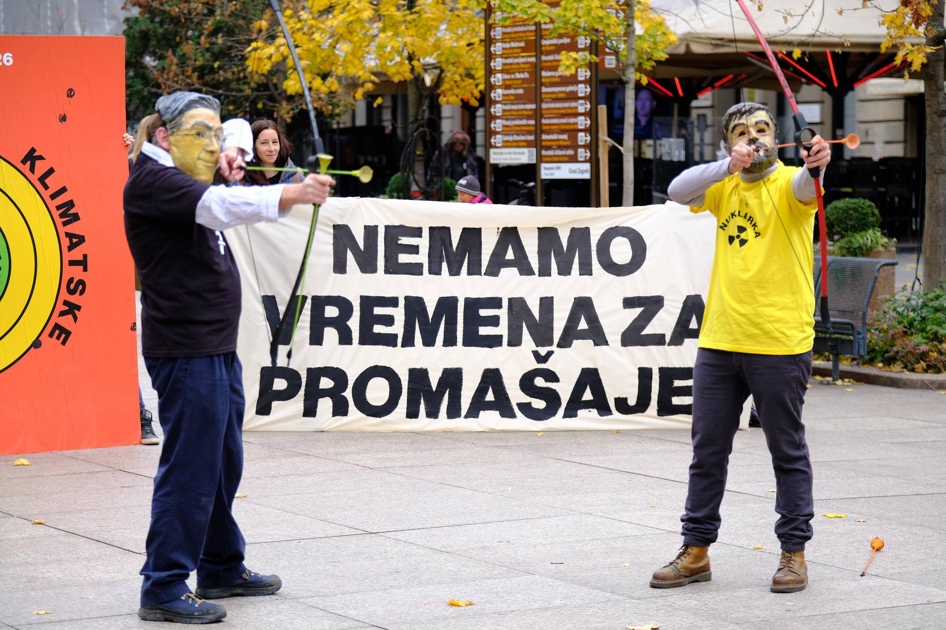 Zagreb: Performans Zelena akcije povodom globalnog dana akcije za klimatsku pravdu