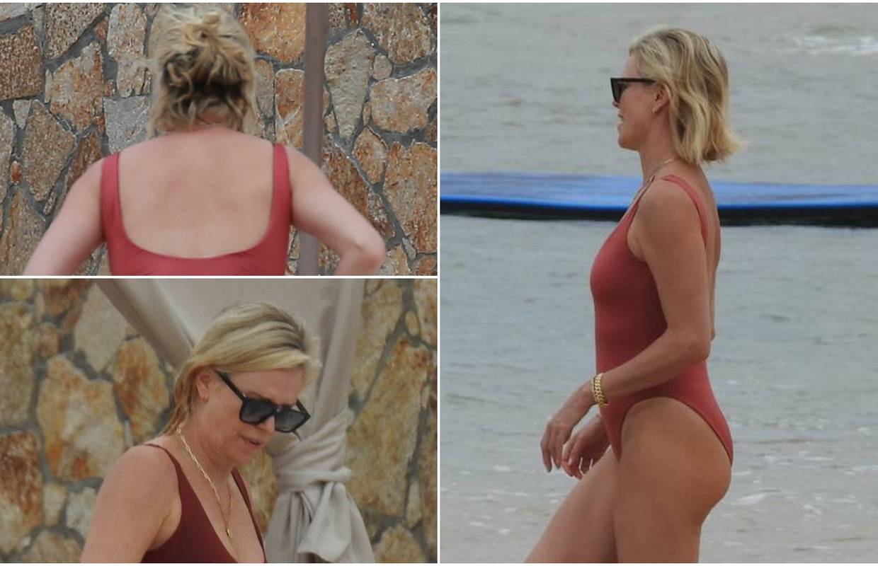 Charlize Theron pokazala obline u crvenom kupaćem kostimu