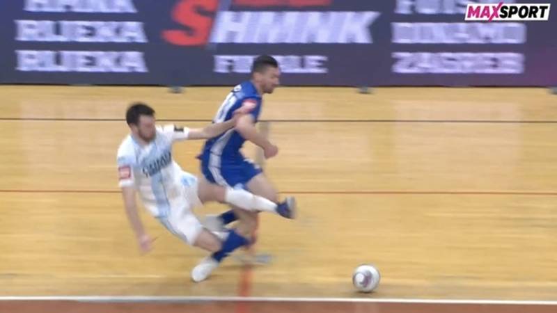 Riječki igrač divljački polomio dinamovca i legendu futsala. Ispričao se: 'Nije bilo namjerno'