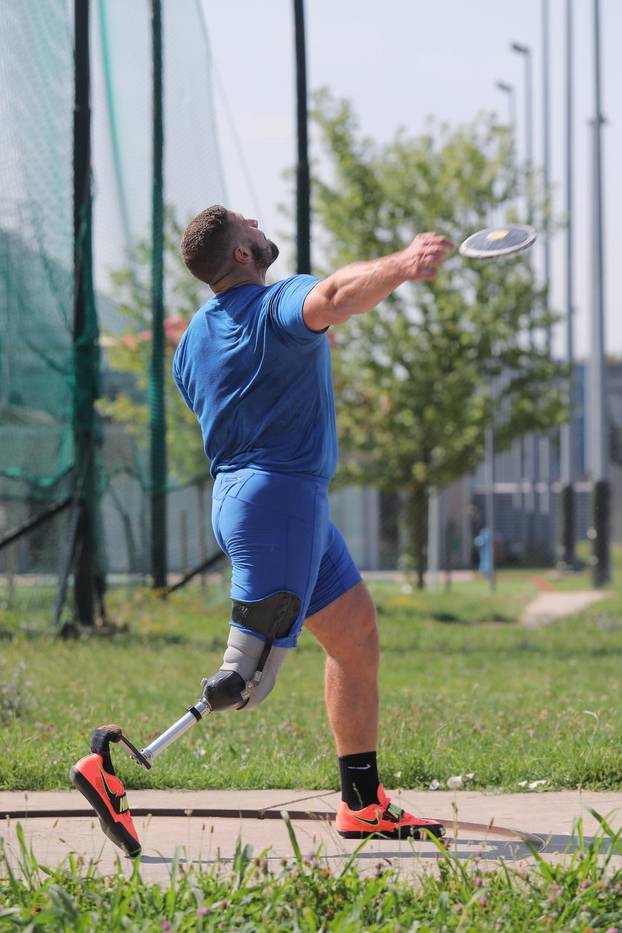 Zagreb: Ivan Katanušić, paraolimpijac i bacač diska