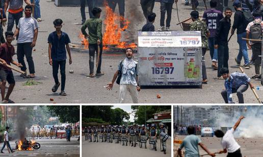 VIDEO Ratno stanje na ulicama Bangladeša: Studenti su se sukobili s policijom, 19 mrtvih...