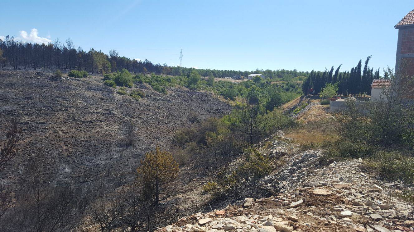 Kod Šibenika spasili kuće, gori kod Šestanovca, na Marjanu...