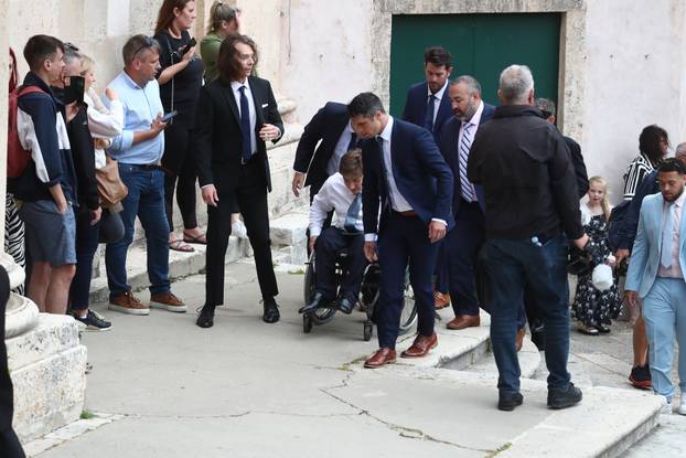 ARHIVA - 2024. Dubrovnik: Vjenčanje Nicole Artukovich i Liama Stewarta u crkvi sv.Ignacija