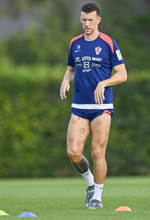 Zagreb: Trening nogometaša hrvatske nogometne reprezetacije