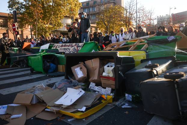 Nationwide day of student protests in France