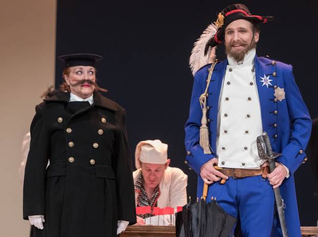 Generalna proba najpoznatije hrvatske operete Mala Floramye