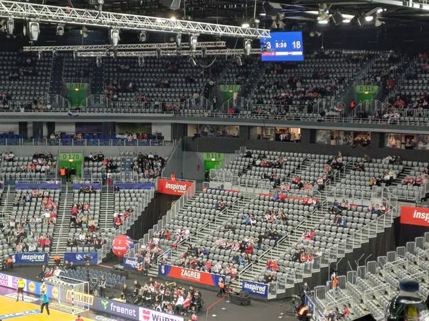 FOTO Ovako je Arena Zagreb izgledala utakmicu prije drugog nastupa Hrvatske na SP-u