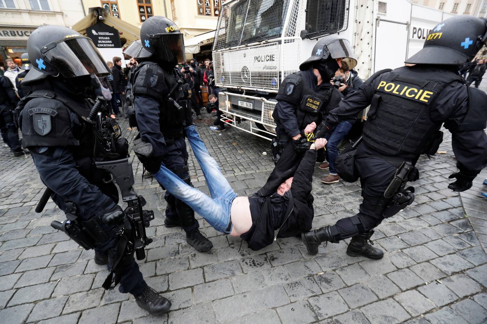 Demonstration against the Czech government's COVID-19 restrictions in Prague